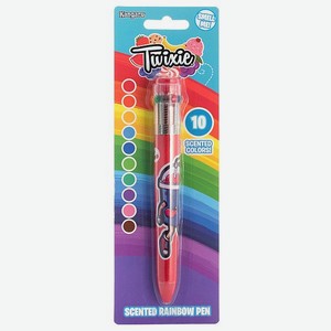 Ручка Kangaru Twixie Красная многоцветная ароматизированная 10 в 1