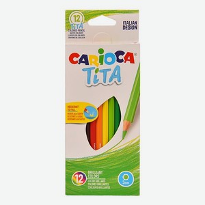 Карандаши цветные CARIOCA Tita 12цветов 42793