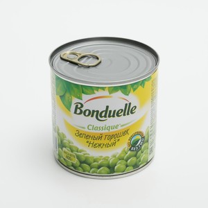 Горошек зеленый BONDUELLE консервированный, ж/б, 425 мл