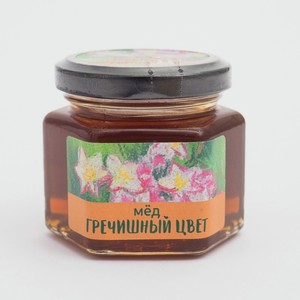 Мёд гречишный МУСИХИН МИР МЕДА, 150 г