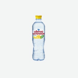Вода питьевая Святой Источник Лимон негазированная 500 мл