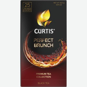 Чай черный Curtis Perfect Brunch пакетированный (1.7г x 25шт), 42.5г Россия