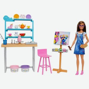 Игровой набор Barbie «Художественная студия» с куклой