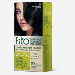 Крем-краска для волос «Фитокосметик» Fito Color Intense тон 1.0 Насыщенный черный, 115 мл