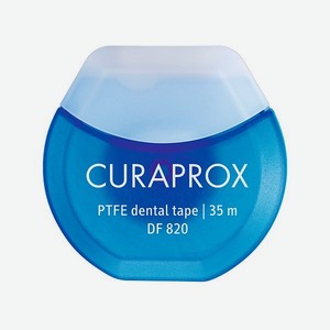 Нить зубная Curaprox тефлоновая с хлоргексидином 35 м