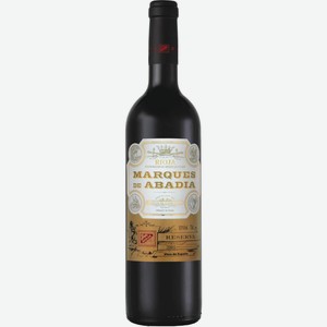 Вино Маркес де Абадиа Риоха Резерва, красное сухое, 13.5%, 0.75л, Испания