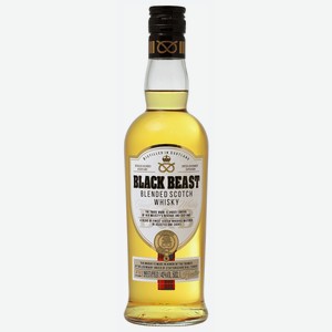 Виски Блэк Бист, 40%, 0.5л, Россия