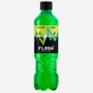 Энергетический напиток Балтика Flash Up Energy Мятный лайм, 0,45 л, пластиковая бутылка