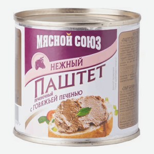 Паштет из говяжьей печени Мясной Союз со сливочным маслом 240 г