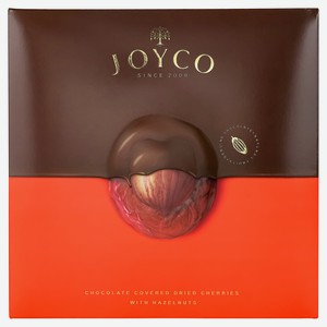 Конфеты Joyco Сухофрукты вишня-фундук в шоколаде, 170г Армения