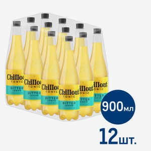 Напиток Chillout Bitter Tonic Лимон сильногазированный, 900мл x 12 шт Россия