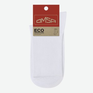 Носки Omsa Eco женские белые высокие на ослабленной резинке хлопок-полиамид размер 35-38 254 Узбекистан