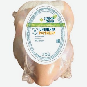 Цыплёнок корнишон охлаждённый Зелёная Линия, кг