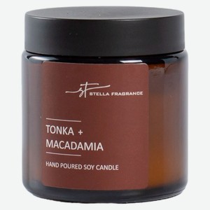 Свеча ароматическая Tonka Macadamia, 90г