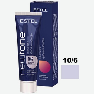 Оттеночный бальзам Estel Professional NEWTONE маска для тонирования волос 10/6 светлый блондин фиолетовый 60 мл