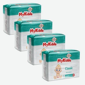 Подгузники-трусики MyKiddo Classic XL 12-20 кг 4 упаковки по 34 шт