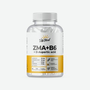 Комплексная пищевая добавка VitaMeal ЗМА ZMA + B6 + D-Aspartic Acid 90 капсул