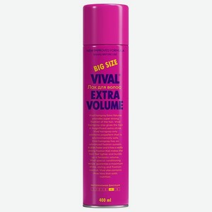 Лак для волос VIVAL Extra Volume 400 мл