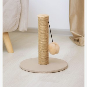 PETSHOP когтеточки когтеточка-столбик с игрушкой  Квиги  (серый)