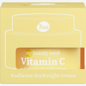 Крем для лица 7 Days My Beauty Week Vitamin C для сияния кожи 50мл
