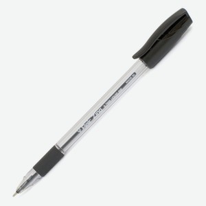 Ручка шарик.  Flair  ZING, черная, пластик, трехгранный корпус, прорезиненный грип, 0,7, арт. F-1151