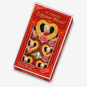 Набор конфет Reber Mozart сердечки мини, 80 г