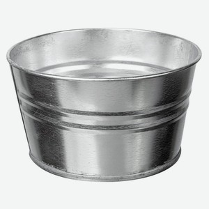 Ведро-ваза без ручки металлическое, d 18,5 x h 10,5 см