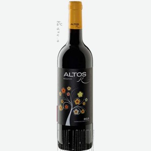 Вино Altos R Reserva Красное Сухое 15% 0.75 Л Испания, Риоха