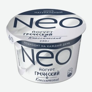 Йогурт Neo Греческий Классический, 2%, 230 г