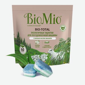 Таблетки для посудомоечной машины BioMio Bio-Total Эвкалипт 60шт