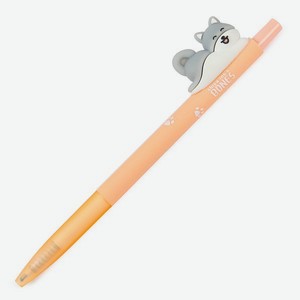 Ручка гелевая Maxleo Dog 0.5мм Cиняя ZF3533-1