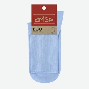 Носки Omsa Eco женские голубые высокие на ослабленной резинке хлопок-полиамид размер 39-41 254 Узбекистан