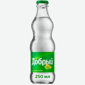Напиток Добрый лимон-лайм газированный, 250мл Россия