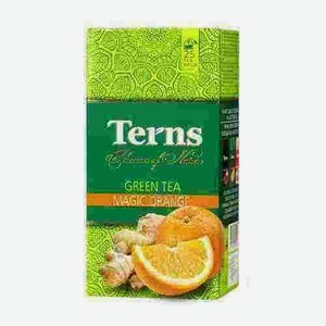 Чай Зеленый Terns Magic Orange 25 Пакетиков