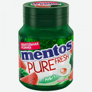 Жевательная резинка Mentos Pure Fresh Арбуз 0.054 кг