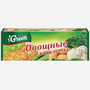 Котлеты МОРОЗКО ГРИН Овощные, 0.45кг