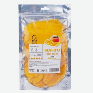 Фрукты сушеные Gifruit exotic манго 250г