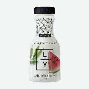Йогурт Питьевой Liberty С Арбузом И Мятой 2% 270г
