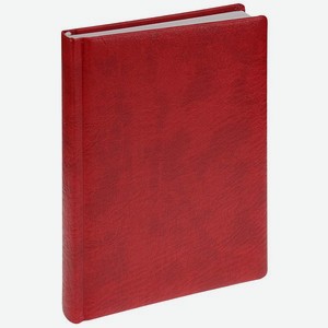 Ежедневник недатированный Prof-Press Latour красный А5 160 листов кожзам