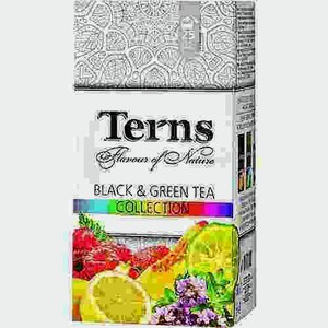 Чай Terns Ассорти Черный И Зеленый 25 Пакетиков