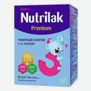 Молочный Напиток Nutrilak Premium 3 С 3-12 Месяцев 600г