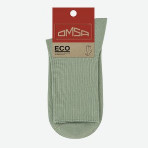Носки Omsa Eco женские зеленые высокие на ослабленной резинке хлопок-полиамид размер 39-41 254 Узбекистан