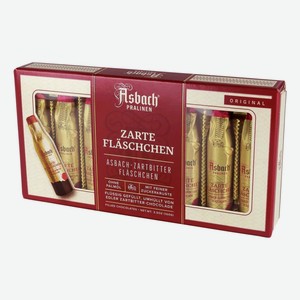 Конфеты шоколадные Asbach Flaschchen бутылочки с бренди 100 г