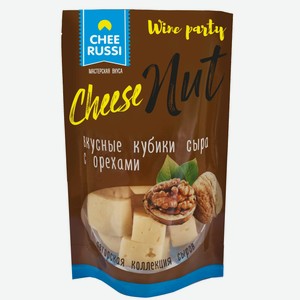 Сыр полутвердый Салями с грецким орехом 45% Cheerussi 0.1 кг