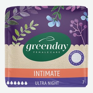 Прокладки гигиенические Green Day Intimate Ultra Night Dry, 7 шт