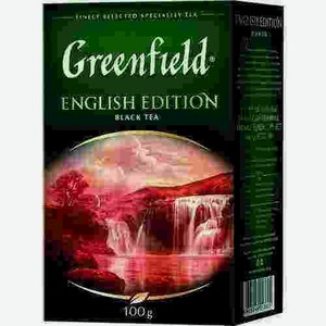 Чай Черный Greenfield English Edition Листовой 100г