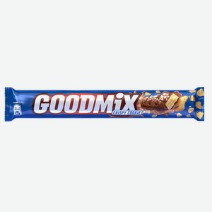 Шоколадный батончик 47 гр GOODMIX со вкусом печенья, с хрустящей вафлей м/уп