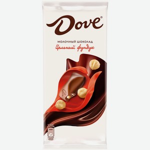 Шоколад 90 г ТМ Dove Молочный Фундук м/уп