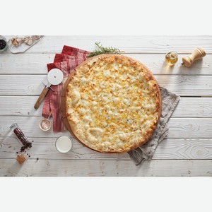 Пицца 4 сыра на сливках 45см Мираторг, 0.92 кг