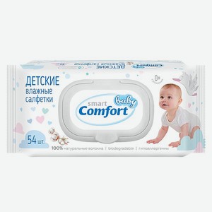 Салфетки влажные Smart Baby Comfort 54шт